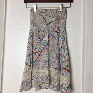 ROXY GIRL DRESS STRAPLESS SIZE XS